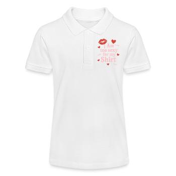 Playful confident emphasis - Stanley/Stella Teen Organic Polo Shirt MINI SPRINTER - white - Front