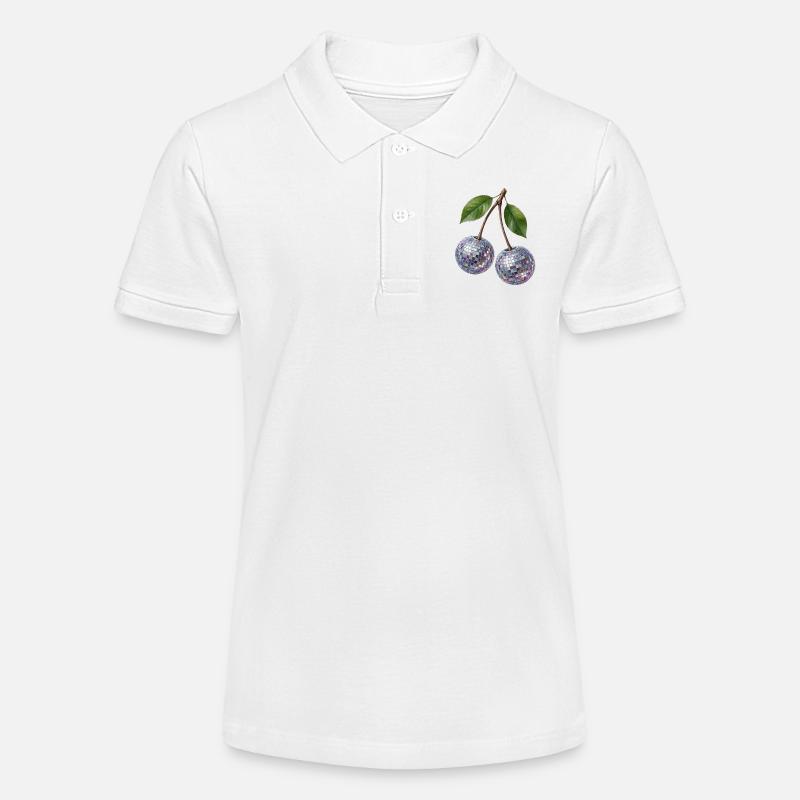 Disco Cherry - Polo bio MINI SPRINTER Stanley/Stella Ado - blanc