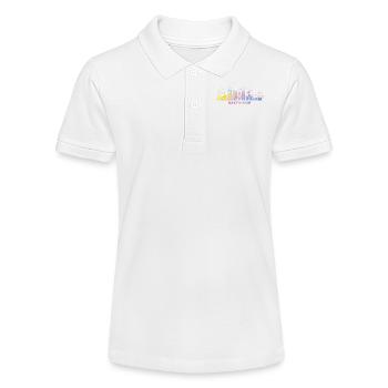 Baltimorean Watercolor Skyline Baltimore - Stanley/Stella Teen Organic Polo Shirt MINI SPRINTER - white - Front
