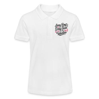 Désolé Boyz Dirty Soda est mon Valentin - Polo bio MINI SPRINTER Stanley/Stella Ado - blanc - Devant