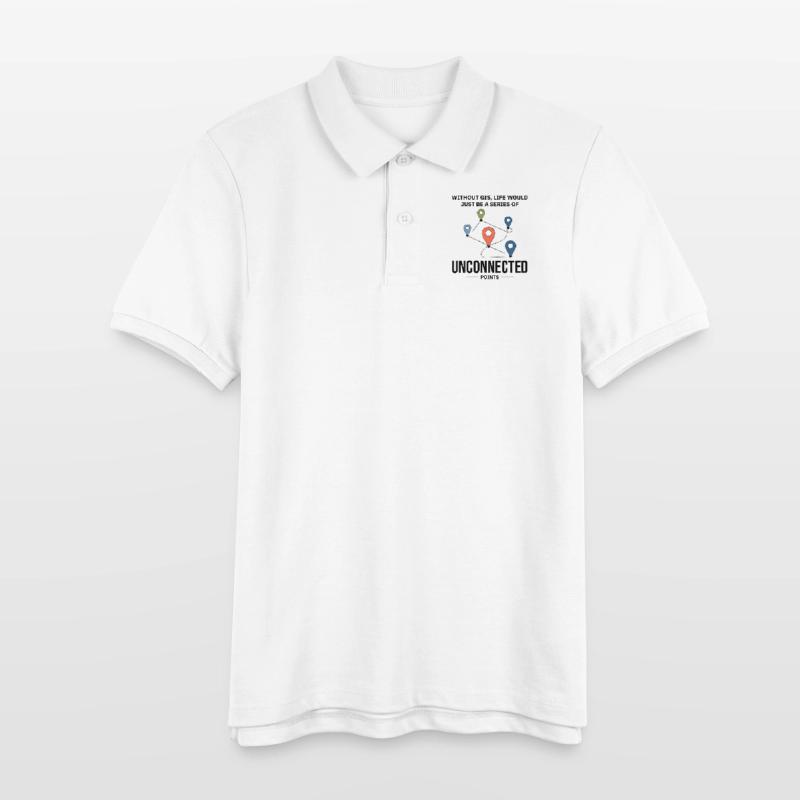 GIS Unconnected Points Map Data Analysis Stanley/Stella Teen Organic Polo Shirt MINI SPRINTER