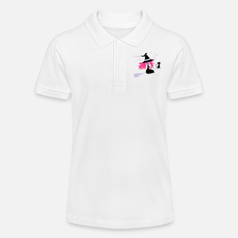 Hexe - Stanley/Stella Teenager Bio-Poloshirt MINI SPRINTER - Weiß