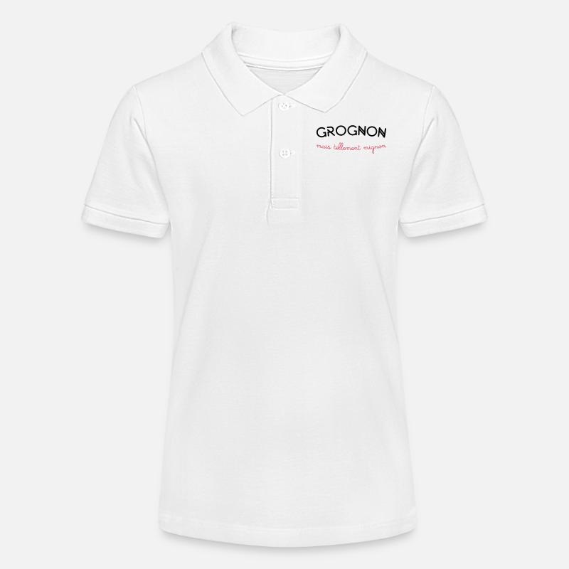 grognon - Polo bio MINI SPRINTER Stanley/Stella Ado - blanc
