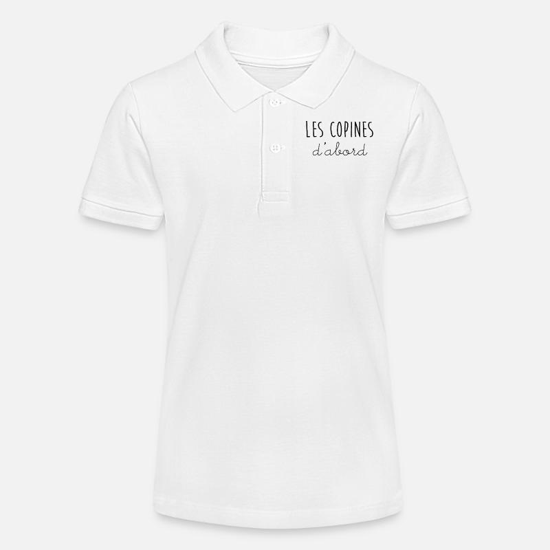 les copines d'abord - Polo bio MINI SPRINTER Stanley/Stella Ado - blanc