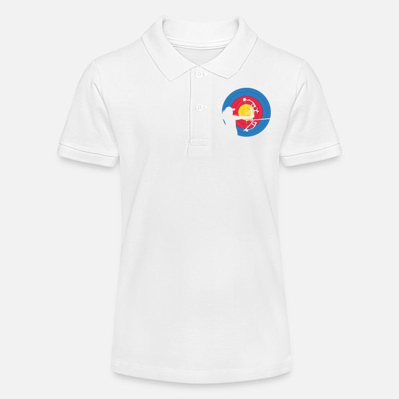 ArcLab Archer Woman Compound Target - Polo bio MINI SPRINTER Stanley/Stella Ado - blanc