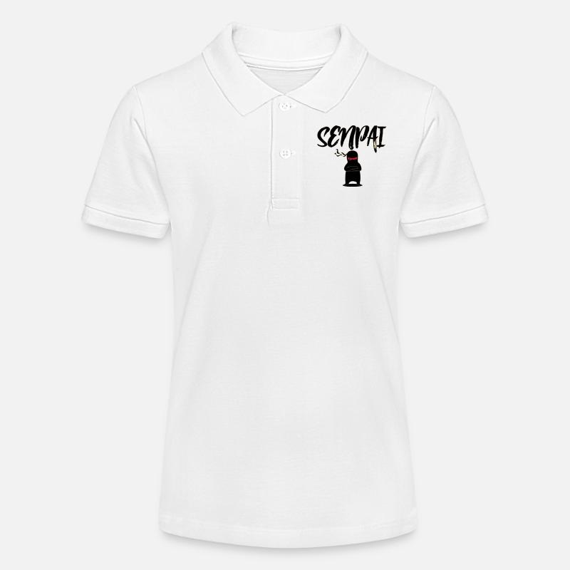 senpai - Polo bio MINI SPRINTER Stanley/Stella Ado - blanc
