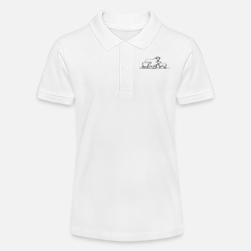 sheep147 - Polo bio MINI SPRINTER Stanley/Stella Ado - blanc