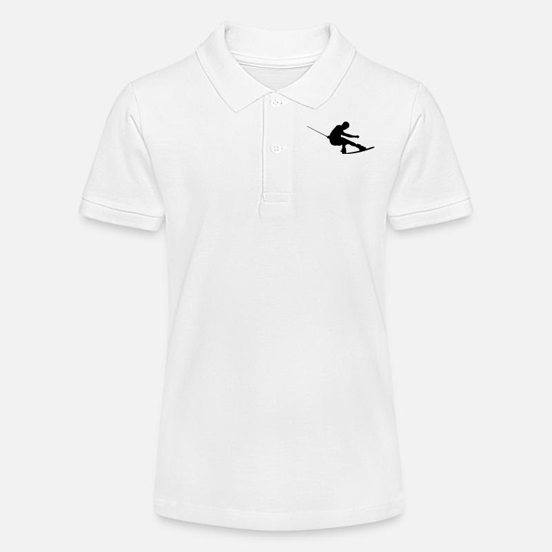wakeboarder_10 - Polo bio MINI SPRINTER Stanley/Stella Ado - blanc