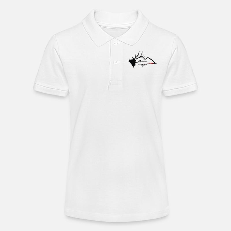chasse - Polo bio MINI SPRINTER Stanley/Stella Ado - blanc