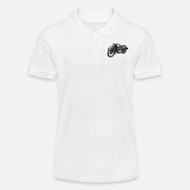 moto - Polo bio MINI SPRINTER Stanley/Stella Ado - blanc