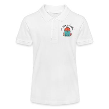 take a hike - Stanley/Stella Teenager Bio-Poloshirt MINI SPRINTER - Weiß - Vorne