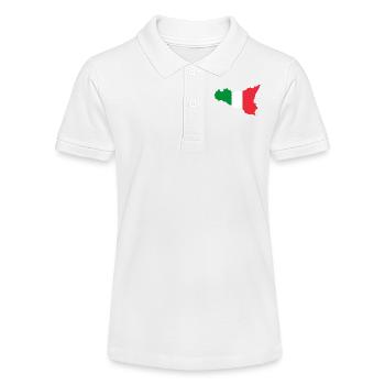 Sicile couleurs classique - Polo bio MINI SPRINTER Stanley/Stella Ado - blanc - Devant