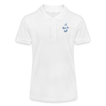 Let there be light - Polo bio MINI SPRINTER Stanley/Stella Ado - blanc - Devant