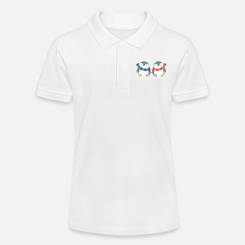 Pingouins heureux - Polo bio MINI SPRINTER Stanley/Stella Ado - blanc