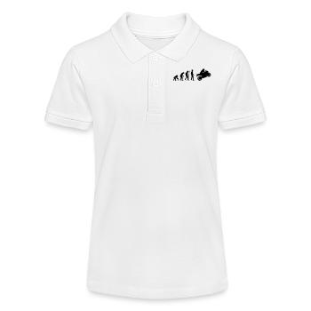 evolution_biker__f1 - Polo bio MINI SPRINTER Stanley/Stella Ado - blanc - Devant