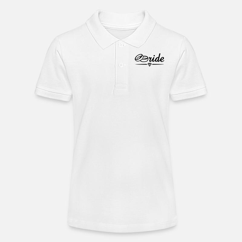 Mariée diamant - Polo bio MINI SPRINTER Stanley/Stella Ado - blanc