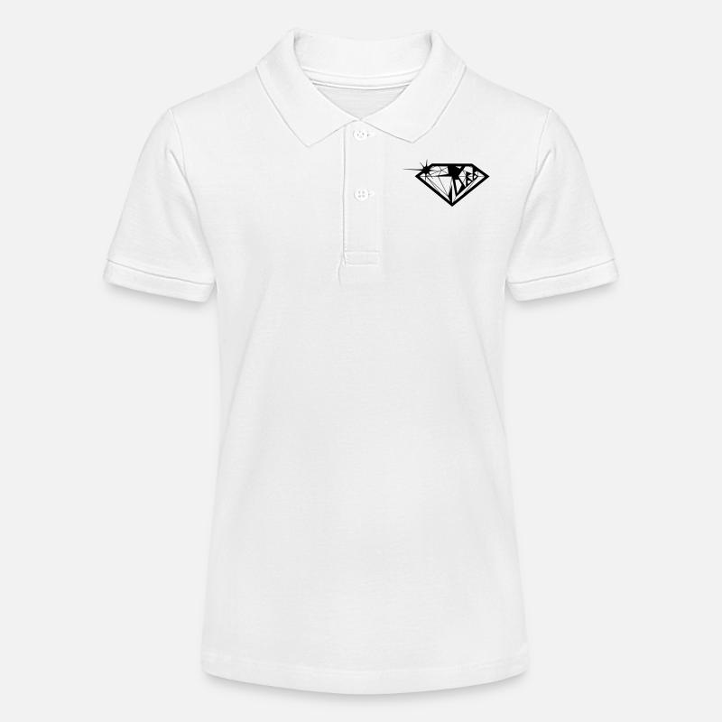 diamonds are forever - Polo bio MINI SPRINTER Stanley/Stella Ado - blanc