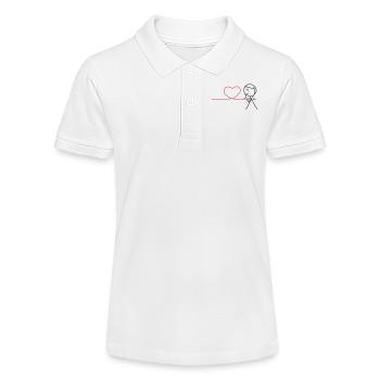 Together Forever (Motiv 1 von 2) (Girl) - Stanley/Stella Teenager Bio-Poloshirt MINI SPRINTER - Weiß - Vorne