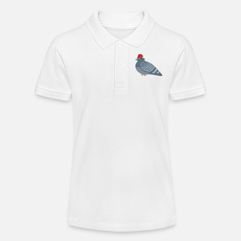 Cool Pigeon Friend - Polo bio MINI SPRINTER Stanley/Stella Ado - blanc