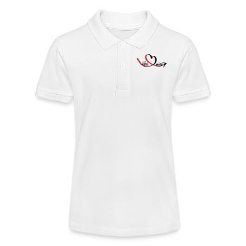 He's mine Heart - Polo bio MINI SPRINTER Stanley/Stella Ado - blanc - Devant