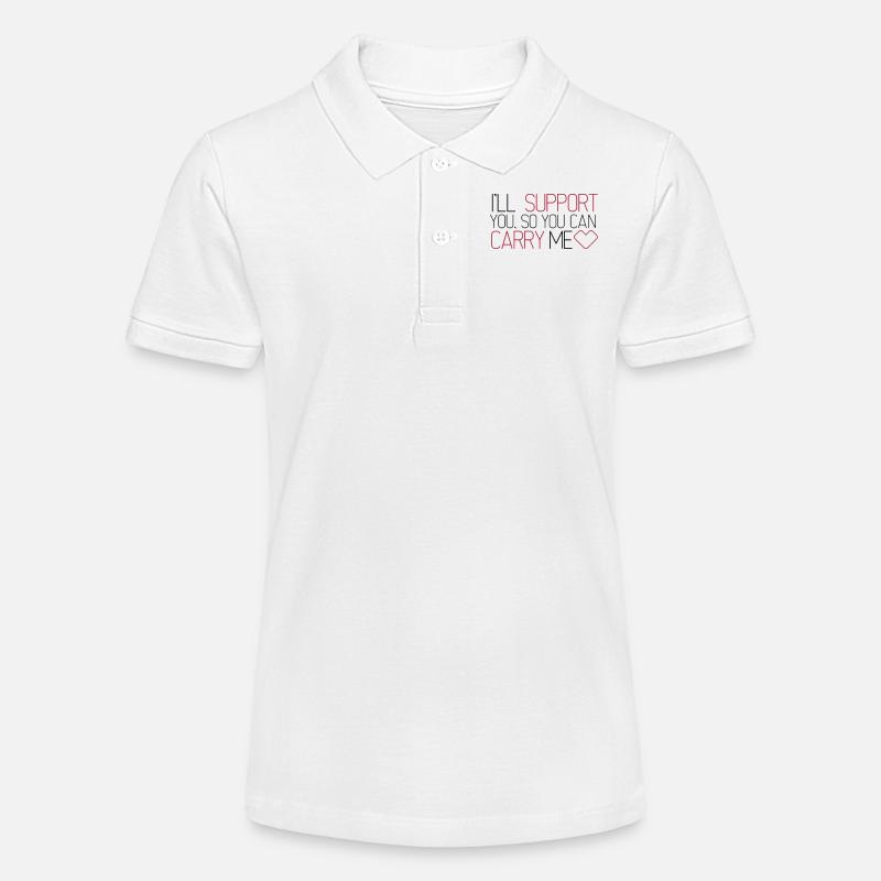 Support & Carry (League of Legends) - Polo bio MINI SPRINTER Stanley/Stella Ado - blanc
