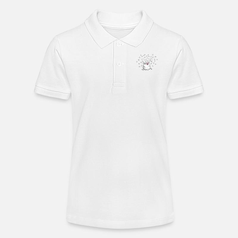 Mouton dans la neige - Polo bio MINI SPRINTER Stanley/Stella Ado - blanc