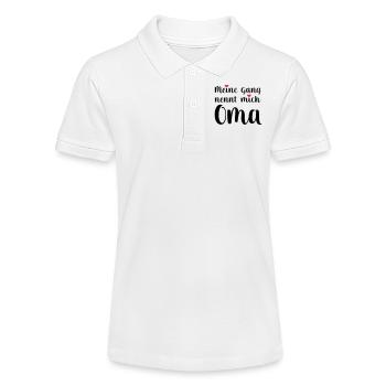 Oma - Stanley/Stella Teenager Bio-Poloshirt MINI SPRINTER - Weiß - Vorne