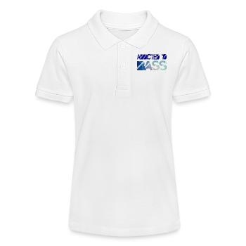 Addicted to bass - Stanley/Stella Teen Organic Polo Shirt MINI SPRINTER - white - Front