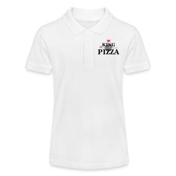 Roi de la pizza - Polo bio MINI SPRINTER Stanley/Stella Ado - blanc - Devant