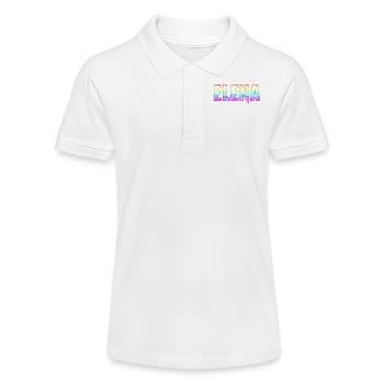 elena rs regenbogen - Stanley/Stella Teenager Bio-Poloshirt MINI SPRINTER - Weiß - Vorne