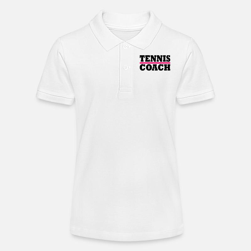 Tennis coach - Polo bio MINI SPRINTER Stanley/Stella Ado - blanc