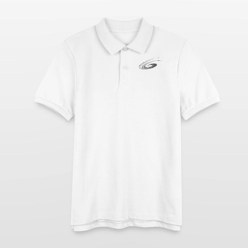 Geometric Planes Parabolas Ellipses Lines Stanley/Stella Teen Organic Polo Shirt MINI SPRINTER