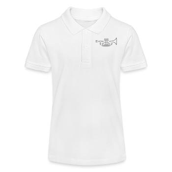Trompette - Polo bio MINI SPRINTER Stanley/Stella Ado - blanc - Devant