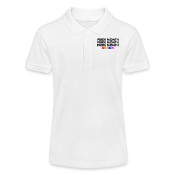 pride month demon - Stanley/Stella Teenager Bio-Poloshirt MINI SPRINTER - Weiß - Vorne
