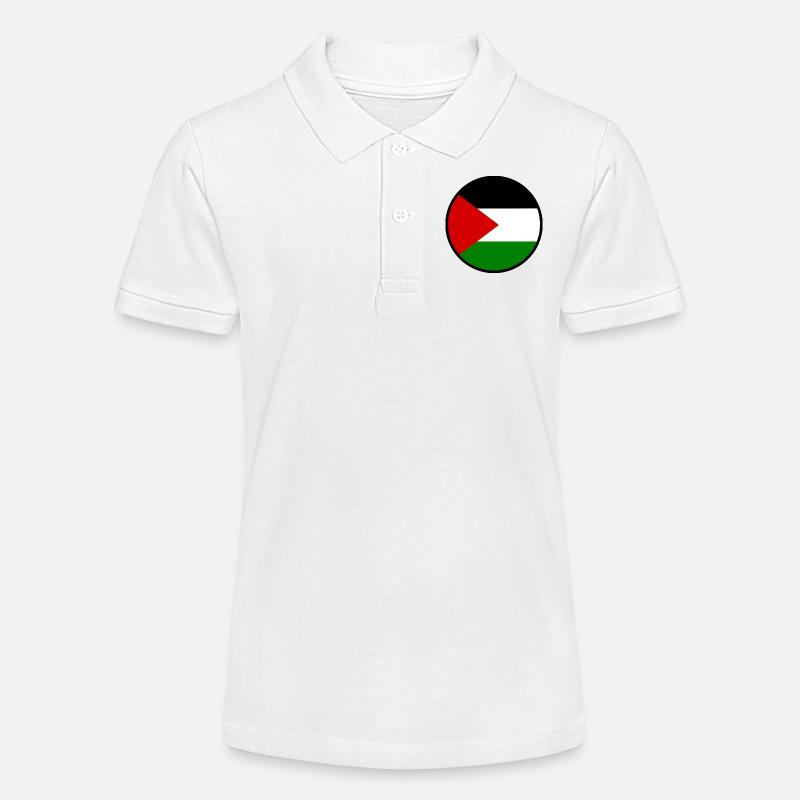 Free palestine Palestine - Polo bio MINI SPRINTER Stanley/Stella Ado - blanc