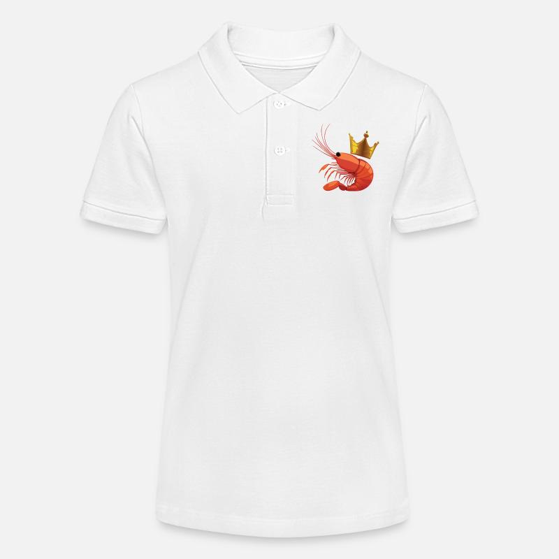Crevette - Polo bio MINI SPRINTER Stanley/Stella Ado - blanc