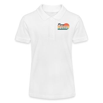 Ab 1974 - Stanley/Stella Teenager Bio-Poloshirt MINI SPRINTER - Weiß - Vorne