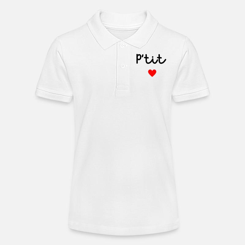P’tit cœur - Polo bio MINI SPRINTER Stanley/Stella Ado - blanc