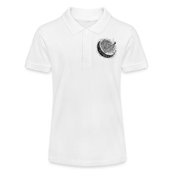 Hand-painted climber - Stanley/Stella Teen Organic Polo Shirt MINI SPRINTER - white - Front