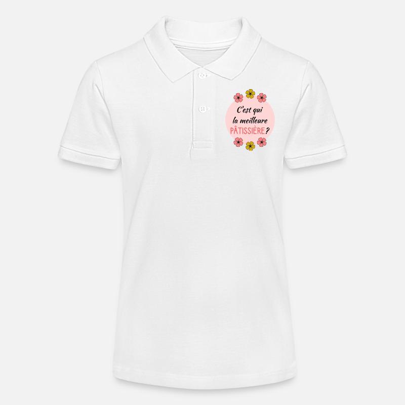 PATISSIERE - Polo bio MINI SPRINTER Stanley/Stella Ado - blanc
