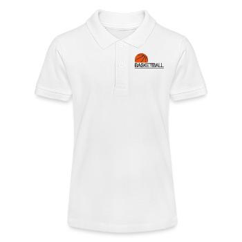 Basketball - Stanley/Stella Teenager Bio-Poloshirt MINI SPRINTER - Weiß - Vorne