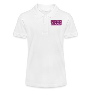 joke innovation and progress fostering creativity - Stanley/Stella Teen Organic Polo Shirt MINI SPRINTER - white - Front