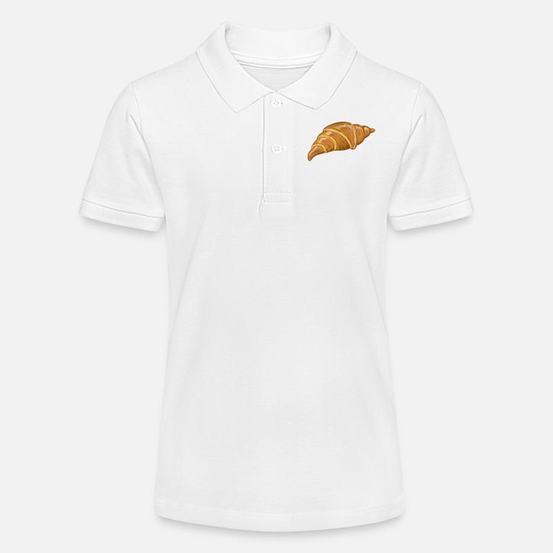 French croissant - Polo bio MINI SPRINTER Stanley/Stella Ado - blanc