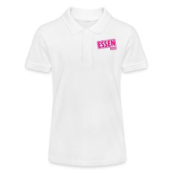 Essen - 0201 - Area Code - Slogan - Stanley/Stella Teen Organic Polo Shirt MINI SPRINTER - white - Front