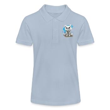 T-shirt chaton à fourrure heureux - Polo bio MINI SPRINTER Stanley/Stella Ado - rouge - Devant