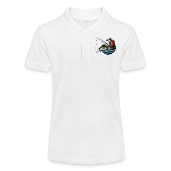 Pêche Jeune Pêcheur - Instant Naturel - Polo bio MINI SPRINTER Stanley/Stella Ado - blanc - Devant