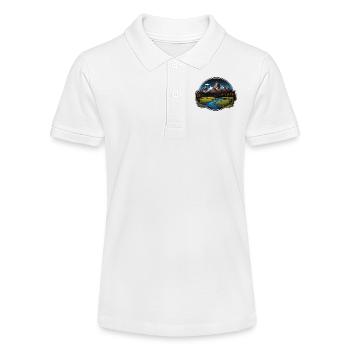 Swiss Mountains - Stanley/Stella Teen Organic Polo Shirt MINI SPRINTER - white - Front