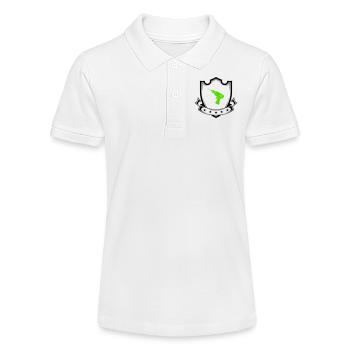 bohrmaschine wappen - Stanley/Stella Teenager Bio-Poloshirt MINI SPRINTER - Weiß - Vorne