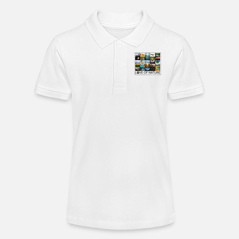 L’amour de la nature - Polo bio MINI SPRINTER Stanley/Stella Ado - blanc