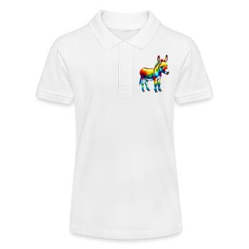 Donkey Mule - Stanley/Stella Teen Organic Polo Shirt MINI SPRINTER - white - Front
